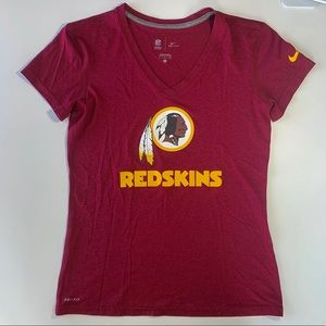 Washington Football Nike dri fit v neck T-shirt